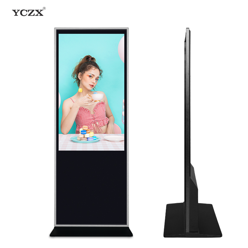 60 inch shopping mall portable touch screen advertising machine 